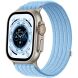 Ремешок Deexe Soft Weave для Apple Watch 49 / 46 / 45 / 44 / SE 44 / 42 (Series 1-3) / Ultra / Ultra 2 / Ultra 3 - Baby Blue (371861TT). Фото 2 из 5