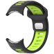Ремешок Deexe Sport Design для Google Pixel Watch 3 (45mm) - Black / Lime (380704F). Фото 3 из 6