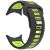 Ремешок Deexe Sport Design для Google Pixel Watch 3 (45mm) - Black / Lime: фото 1 из 6