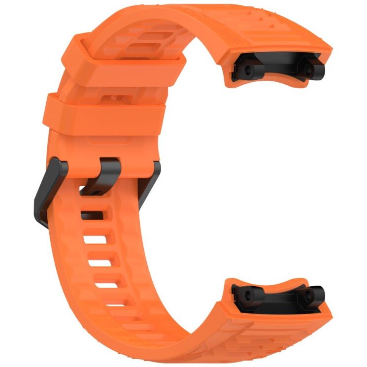 Ремінець Deexe Sport Series для Xiaomi Amazfit T-ReX 3 - Orange: фото 3 з 9