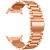 Ремешок Deexe Stainless Steel для Samsung Galaxy Watch 8 (40/44mm) / 8 Classic (43/47mm) / Ultra 2 - Rose Gold: фото 1 из 5