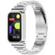 Ремешок Deexe Stainless Steel для Xiaomi Mi Smart Band 9 Active / Redmi Band 3 - Silver (372402S). Фото 4 из 13