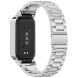 Ремешок Deexe Stainless Steel для Xiaomi Mi Smart Band 9 Active / Redmi Band 3 - Silver (372402S). Фото 1 из 13