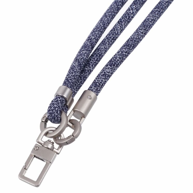 Ремінець для смартфона Deexe Crossbody Strap - Blue / White (983028LW) Ремінець для смартфона Deexe Crossbody Strap - Blue / White: фото 5 з 5