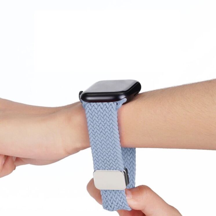Ремешок DUX DUCIS Mixture Pro Series для Apple Watch 42 (Series 10) / 41 / 40 / SE 40 / 38 - Light Blue: фото 6 из 7