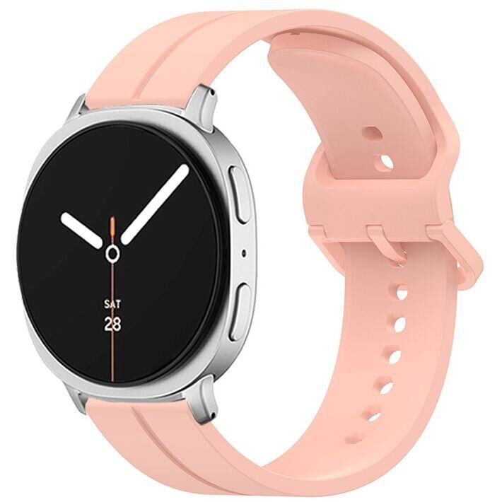 Ремешок KALEBOL Groove Design для Samsung Galaxy Watch 8 (40/44mm) / 8 Classic - Light Pink: фото 2 из 5