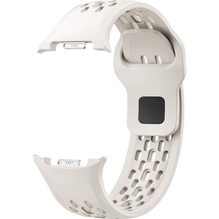 Ремінець KALEBOL Hole Design для Samsung Galaxy Watch 8 (40/44mm) / 8 Classic - Beige: фото 2 з 7
