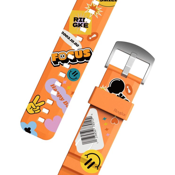 Ремінець Ringke Rubber One Bold Design для Apple Watch 46 / 44 / SE 44 / 45 / Ultra / Ultra 2 / Ultra 3 (49mm) 8809919309806 - Sticker: фото 1 з 8