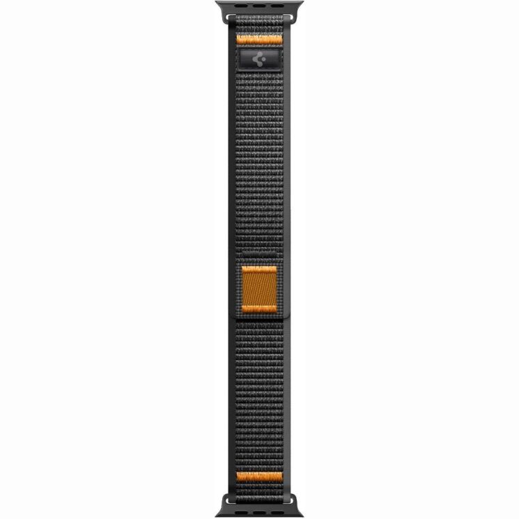 Ремешок Spigen Athlex Air 2 для Apple Watch 46 / 45 / 44 / SE 44 / 42 (Series 1-3) / Ultra / Ultra 2 / Ultra 3 (AMP10607) - Black / Orange: фото 12 из 18