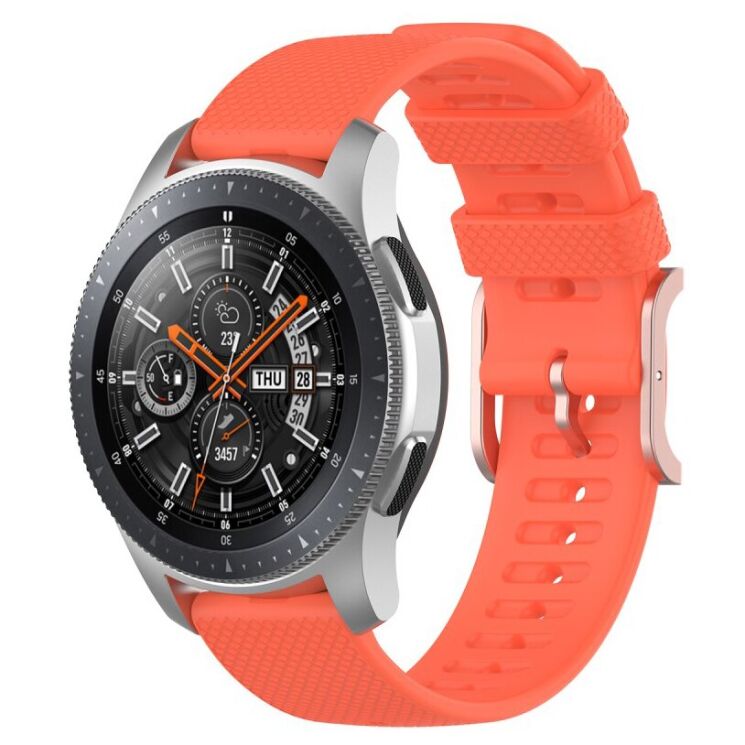 Ремешок UniCase Dot Pattern для Samsung Galaxy Watch 3 (45mm) - Orange: фото 2 из 5