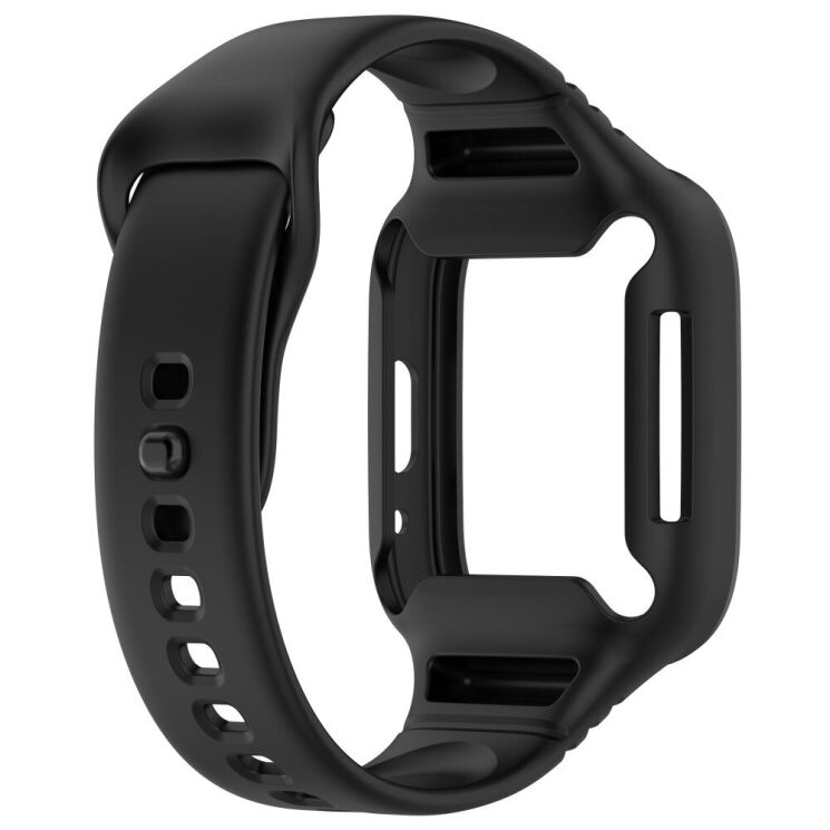 Ремешок UniCase Silicone Band Pro для Xiaomi Redmi Watch 3 Active / 3 Lite - Black: фото 2 из 6