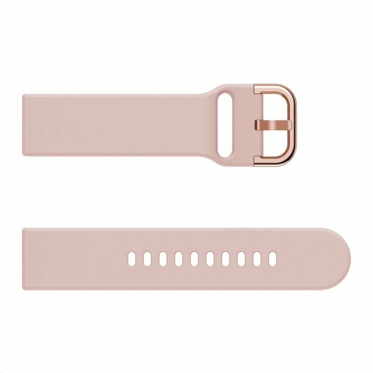 Ремешок UniCase Silicone Strap для Huawei Watch GT / Watch GT2 46mm / Watch GT 2e - Pink: фото 4 из 6