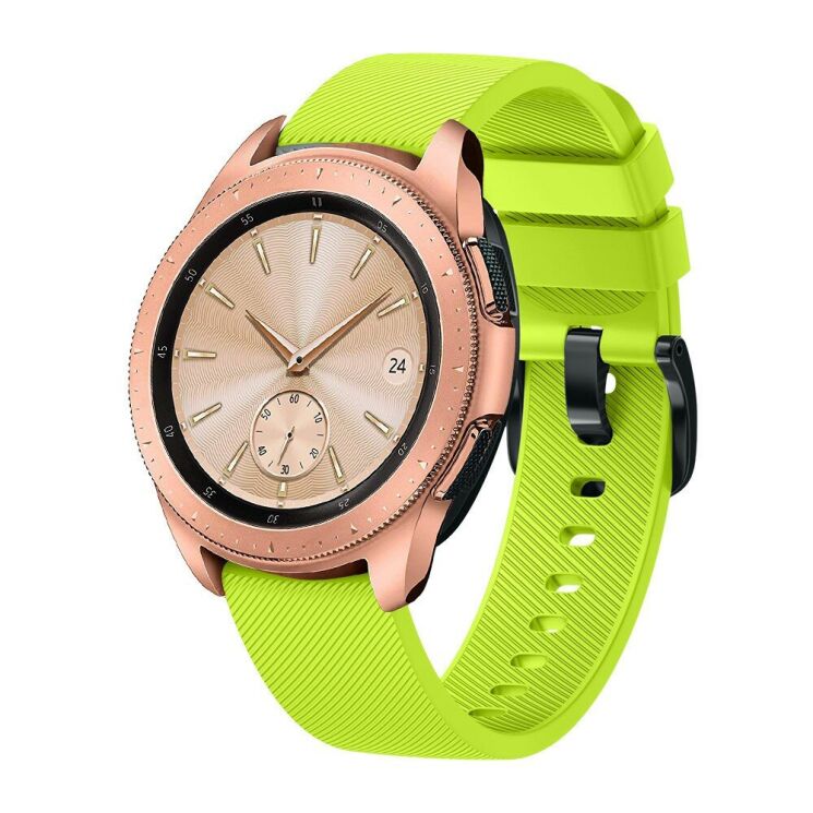 Ремешок UniCase Twill Texture Strap для Samsung Watch Active / Active 2 40mm / Active 2 44mm - Green: фото 2 из 3