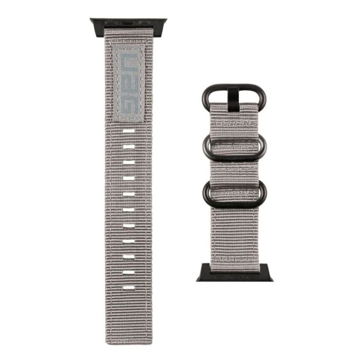 Ремінець URBAN ARMOR GEAR Nato Strap для Apple Watch 42 (Series 10/11) / 41 / 40 / SE 40 / 38 (19149C114030) - Gray: фото 3 з 5