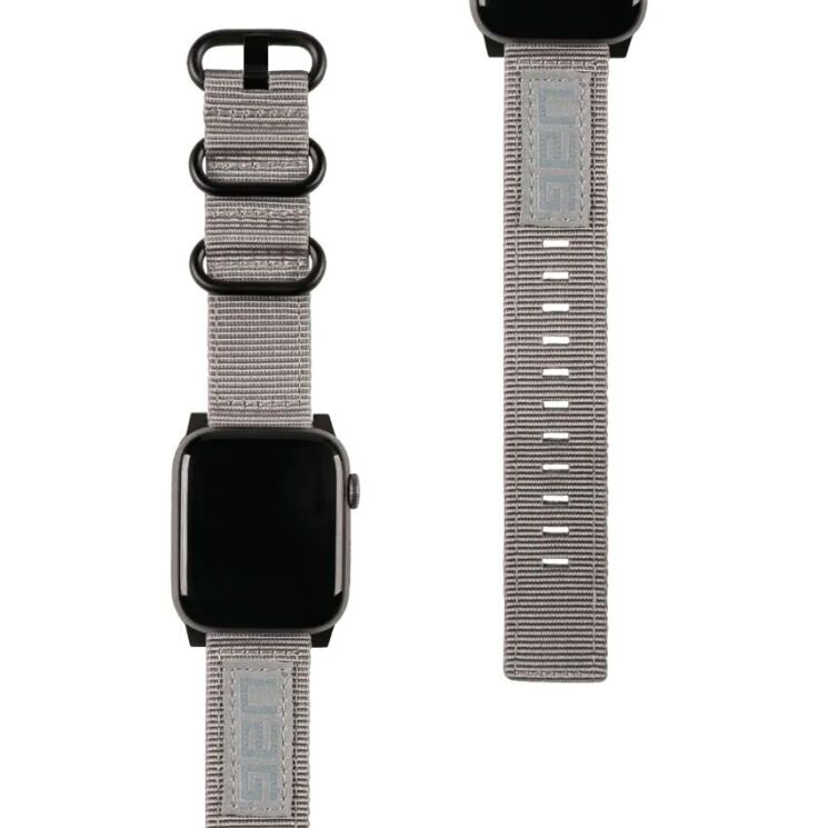 Ремінець URBAN ARMOR GEAR Nato Strap для Apple Watch 42 (Series 10/11) / 41 / 40 / SE 40 / 38 (19149C114030) - Gray: фото 5 з 5