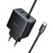 Сетевое зарядное устройство Hoco C164A PD30W+QC3.0 + кабель Type-C - Black (995689B). Фото 1 из 6