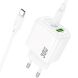 Сетевое зарядное устройство Hoco CS55A Surplus PD30W+QC3.0 + кабель Type-C to Type-C - White (960118W). Фото 4 из 8