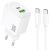 Сетевое зарядное устройство Hoco CS55A Surplus PD30W+QC3.0 + кабель Type-C to Type-C - White: фото 1 из 8