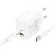 Сетевое зарядное устройство Hoco CS55A Surplus PD30W+QC3.0 + кабель Type-C to Type-C - White (960118W). Фото 5 из 8