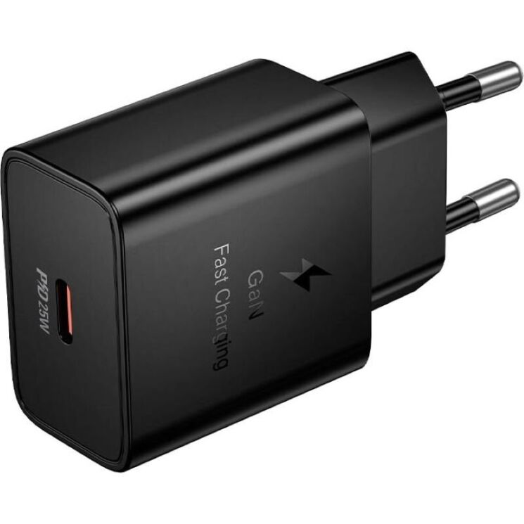 Мережевий зарядний пристрій Hoco N76 PD25W (Type-C) - Black (995647B) Мережевий зарядний пристрій Hoco N76 PD25W (Type-C) - Black: фото 3 з 9