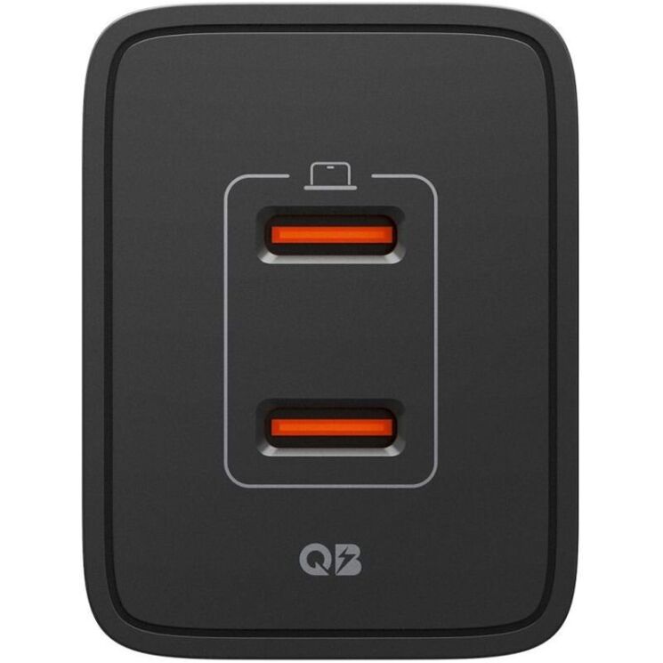 Сетевое зарядное устройство Spigen EE472EU Type-C + Type-C (47W) ACH09457 - Black: фото 2 из 8