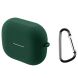 Силиконовый чехол Deexe Silicone Case (FH) для Samsung Galaxy Buds 3 / Buds 3 Pro - Green (360901G). Фото 1 из 10