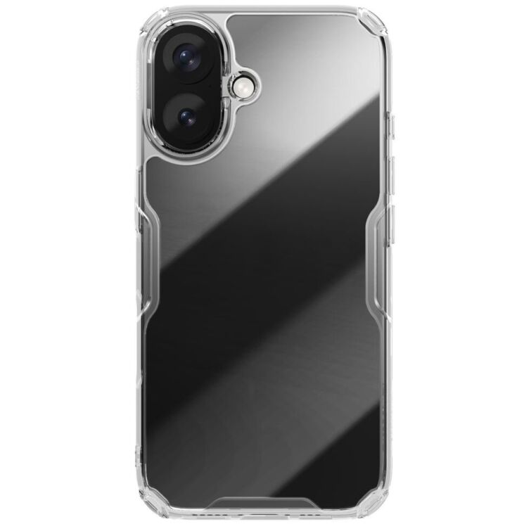 Силиконовый чехол NILLKIN Nature TPU Pro для Apple iPhone 16 Plus - Transparent: фото 1 из 13