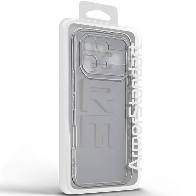 Силіконовий (TPU) чохол ArmorStandart Air Series для Infinix Note 60 Pro - Clear (409414C) Силіконовий (TPU) чохол ArmorStandart Air Series для Infinix Note 60 Pro - Clear: фото 3 з 6