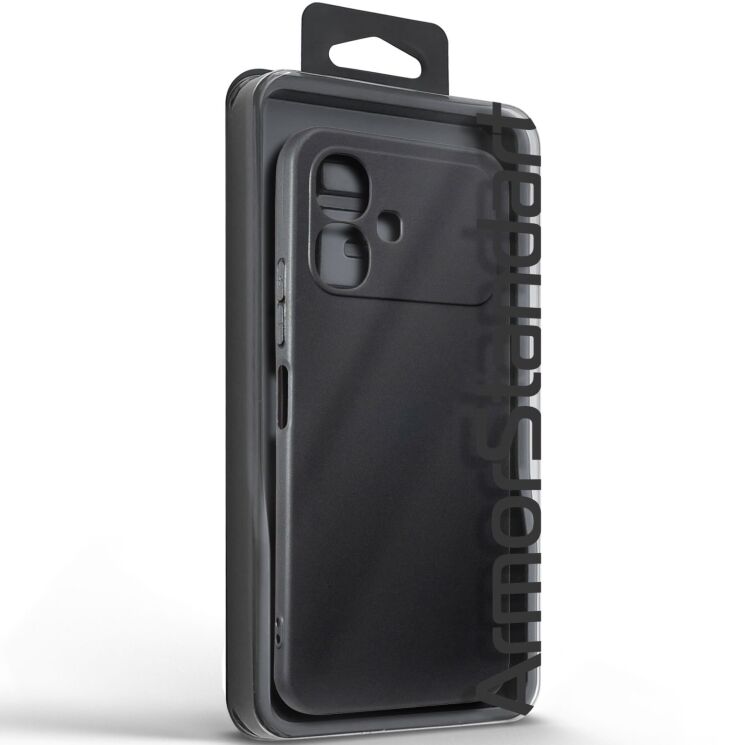 Силиконовый (TPU) чехол ArmorStandart Matte Slim Fit для Infinix Smart 20 - Black: фото 3 из 5
