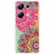 Силиконовый (TPU) чехол Deexe Life Style для Xiaomi Redmi Note 13 Pro 4G / Poco M6 Pro - Flower Pattern (345759I). Фото 1 из 4
