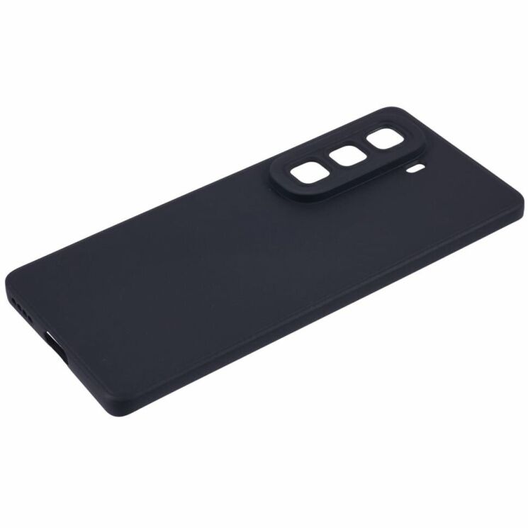Силиконовый (TPU) чехол Deexe Matte Case для Infinix Hot 50 Pro Plus - Black: фото 4 из 6