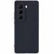 Силиконовый (TPU) чехол Deexe Matte Case для Infinix Hot 50 Pro Plus - Black (376207B). Фото 1 из 6