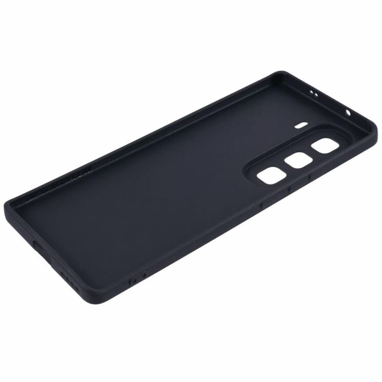 Силиконовый (TPU) чехол Deexe Matte Case для Infinix Hot 50 Pro Plus - Black: фото 5 из 6