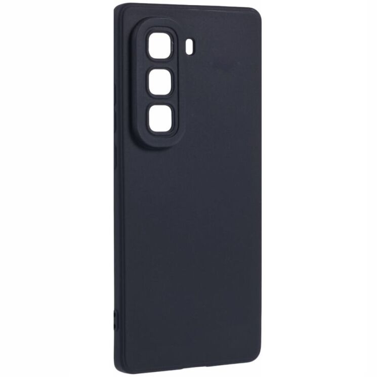 Силиконовый (TPU) чехол Deexe Matte Case для Infinix Hot 50 Pro Plus - Black: фото 3 из 6