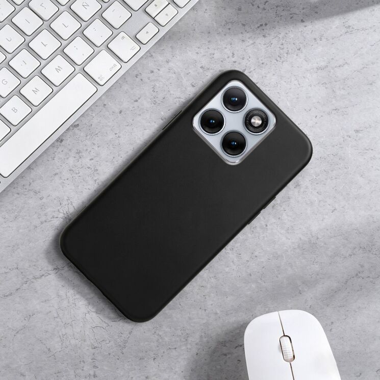 Силіконовий (TPU) чохол Deexe Matte Case для Motorola Edge 70 Fusion - Black: фото 8 з 8