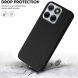 Силіконовий (TPU) чохол Deexe Matte Case для Motorola Edge 70 Fusion - Black (409549B). Фото 5 з 8