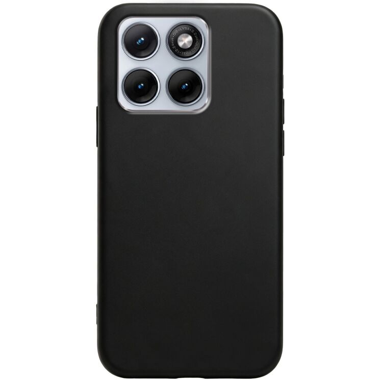 Силіконовий (TPU) чохол Deexe Matte Case для Motorola Edge 70 Fusion - Black: фото 2 з 8