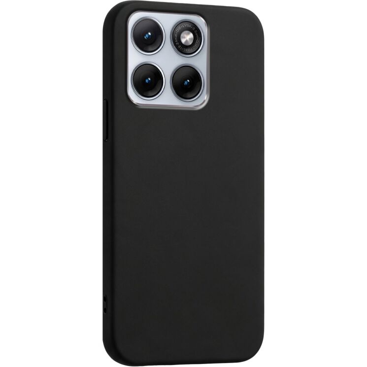 Силіконовий (TPU) чохол Deexe Matte Case для Motorola Edge 70 Fusion - Black: фото 3 з 8