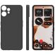 Силіконовий (TPU) чохол Deexe Matte Case для Nothing CMF Phone 2 Pro - Black (386511B). Фото 5 з 5