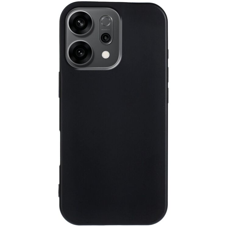 Силіконовий (TPU) чохол Deexe Matte Case для OPPO Reno 14 5G - Black: фото 4 з 7