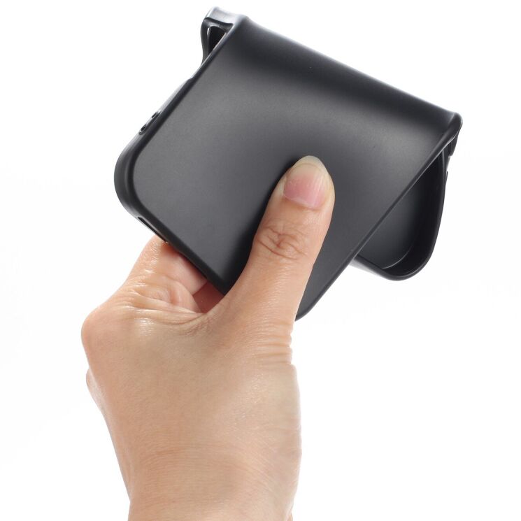 Силіконовий (TPU) чохол Deexe Matte Case для OPPO Reno 14 5G - Black: фото 6 з 7
