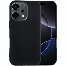Силіконовий (TPU) чохол Deexe Matte Case для OPPO Reno 14 5G - Black: фото 1 з 7