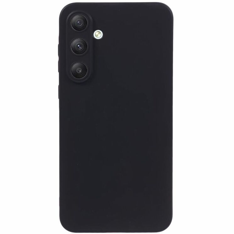 Силиконовый (TPU) чехол Deexe Matte Case для Samsung Galaxy A35 (A356) - Black: фото 1 из 6