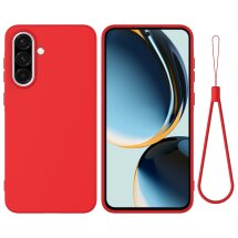 Силиконовый (TPU) чехол Deexe Silicone Case для Samsung Galaxy A37 (A376) - Red: фото 1 из 9