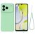 Силіконовий (TPU) чохол Deexe Silicone Case для ZTE Blade A76 - Green: фото 1 з 9