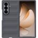 Силіконовий (TPU) чохол Deexe Terra Case (FF) для Samsung Galaxy Fold 8 Ultra - Dark Grey (424015DH). Фото 4 з 6