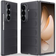 Силиконовый (TPU) чехол Deexe Terra Case (FF) для Samsung Galaxy Fold 8 Ultra - Dark Grey: фото 1 из 6