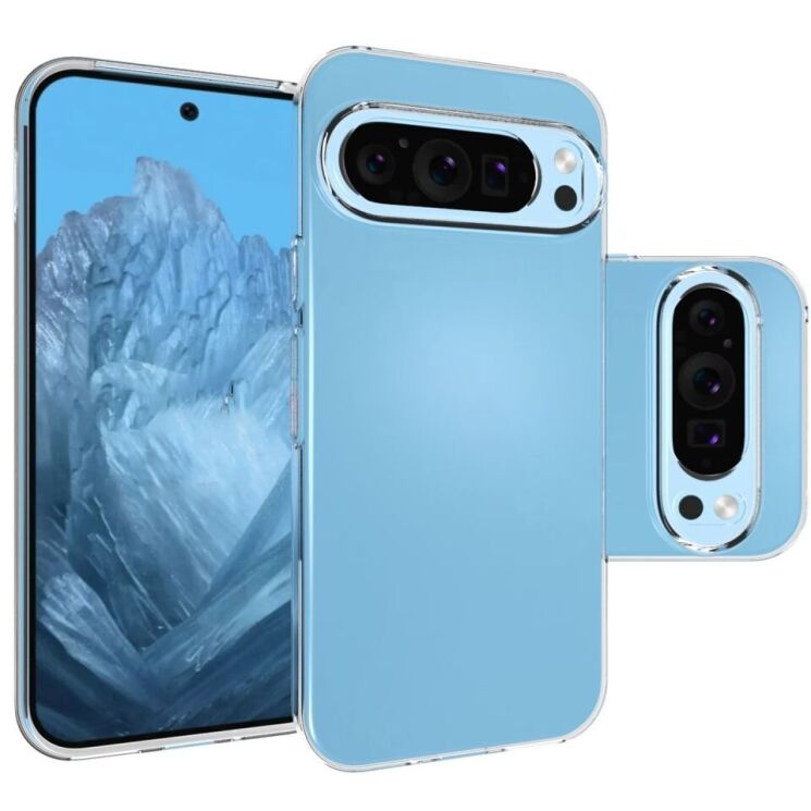 Силиконовый (TPU) чехол Deexe UltraThin для Google Pixel 9 / 9 Pro - Transparent: фото 5 из 7