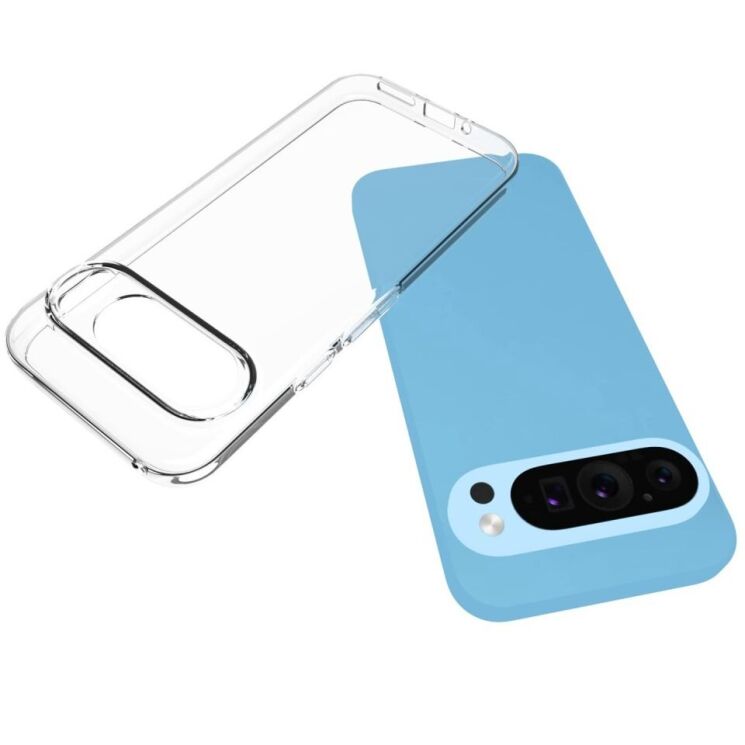 Силиконовый (TPU) чехол Deexe UltraThin для Google Pixel 9 / 9 Pro - Transparent: фото 2 из 7