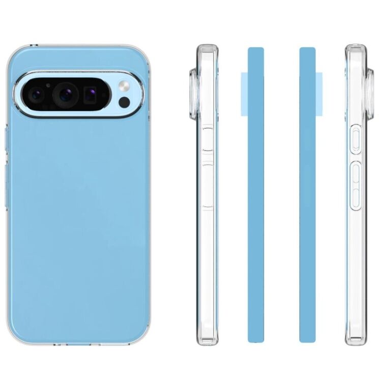 Силиконовый (TPU) чехол Deexe UltraThin для Google Pixel 9 / 9 Pro - Transparent: фото 6 из 7